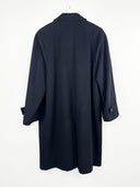 Cappotto blu in lana e cashmere (25c206) - S/M