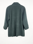 Cappotto verde 100% lana (25c209) - M