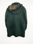 Cappotto montgomery verde in lana (25c214) - M