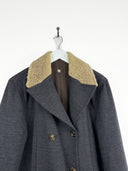 Cappotto grigio in lana donna (25c215) - M/L