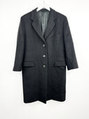 Cappotto nero lana cashmere (25c217) - M