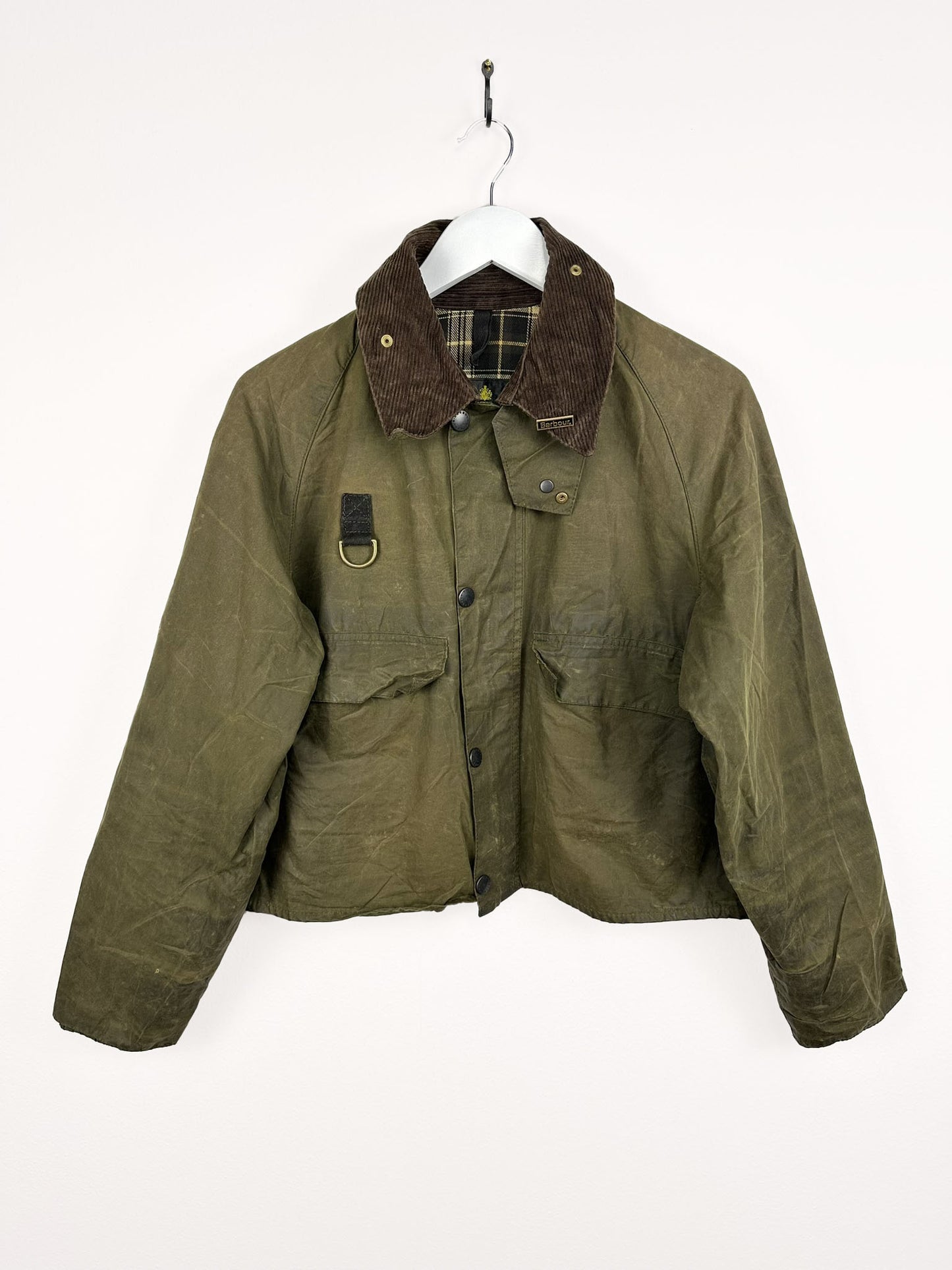 Barbour Spey verde corto (34) - M