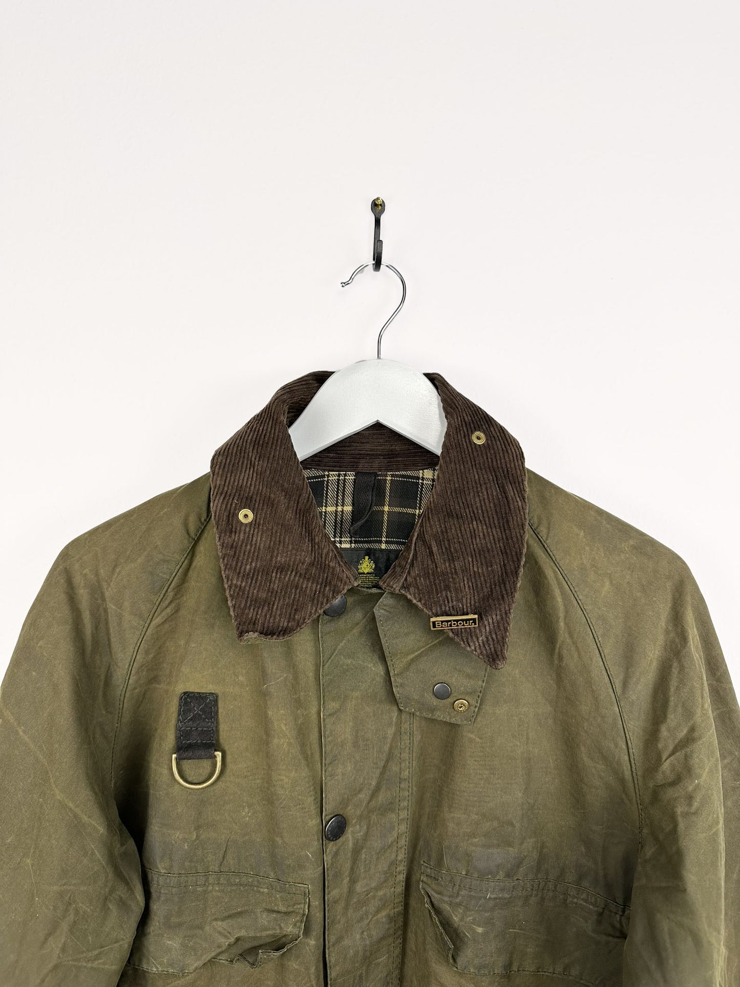Barbour Spey verde corto (34) - M