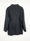 Cappotto nero in lana (25c222) - M