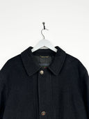 Cappotto nero in lana (25c222) - M