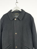 Cappotto nero in lana (25c222) - M