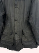 Barbour Woodburn blu dettagli in pelle (25c226) - M