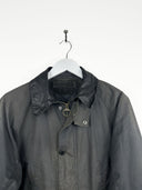 Barbour Woodburn blu dettagli in pelle (25c226) - M