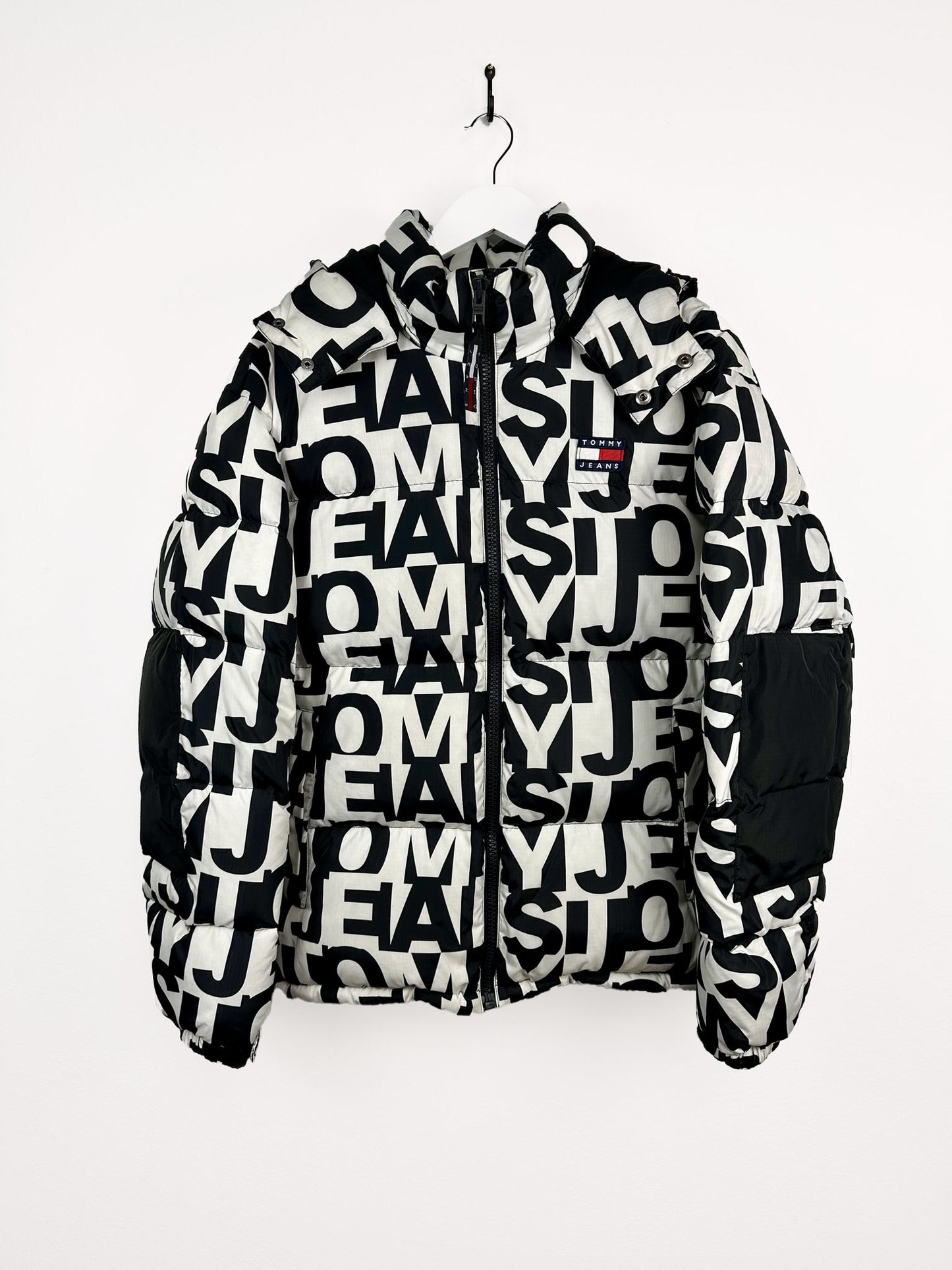 Piumino puffer Tommy Hilfiger loghi - L