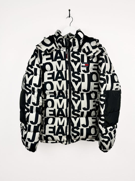 Piumino puffer Tommy Hilfiger loghi - L