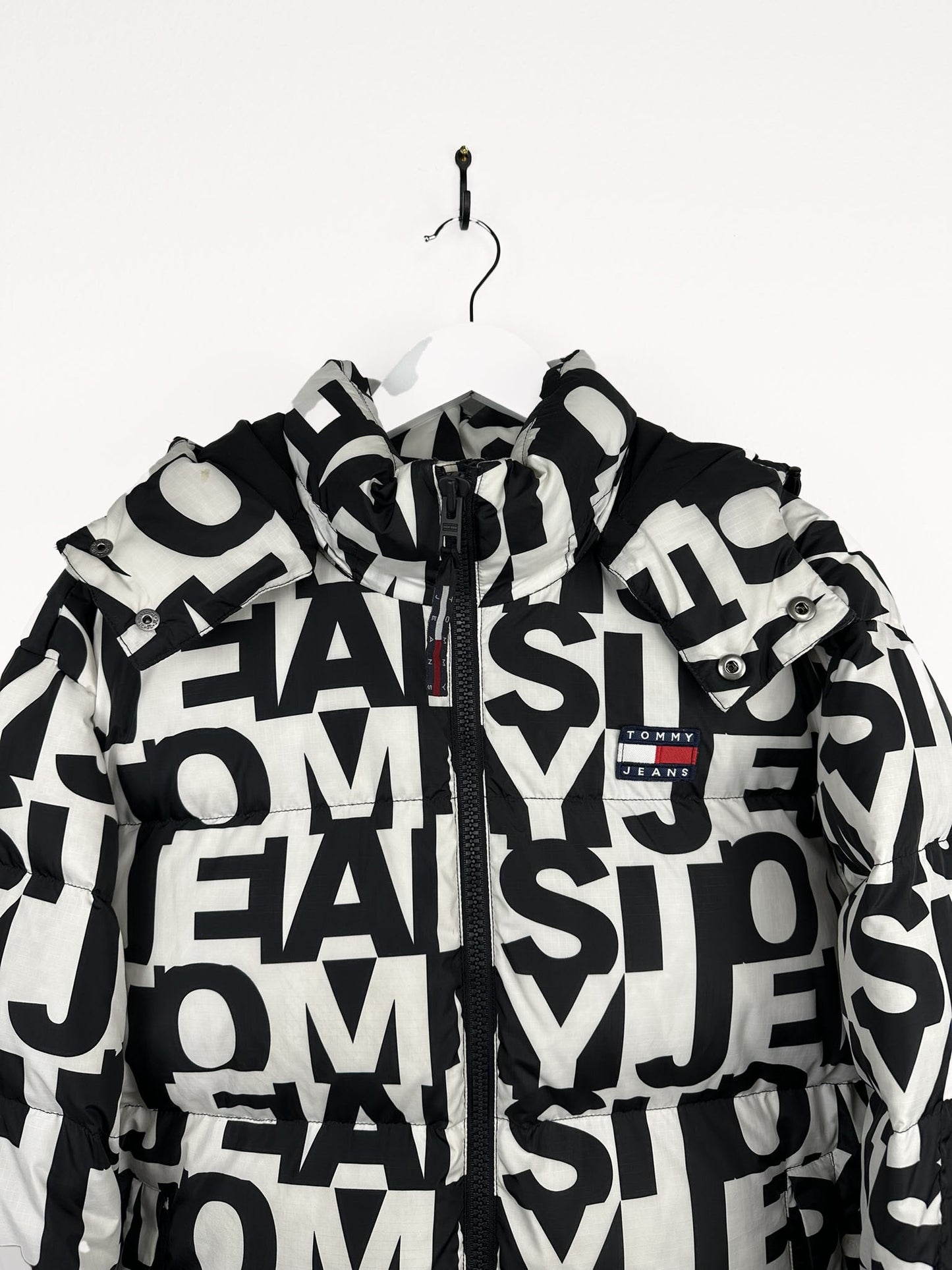 Piumino puffer Tommy Hilfiger loghi - L