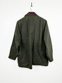 Barbour Beaufort verde collo viola (25c92) - M