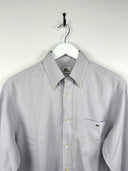 Camicia Lacoste azzurra a righe (25ca17) - M