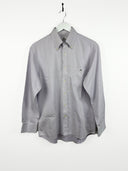 Camicia Lacoste azzurra a righe (25ca17) - M