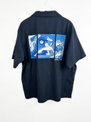 Camicia surfers blu 90s (25ca25) - XXL