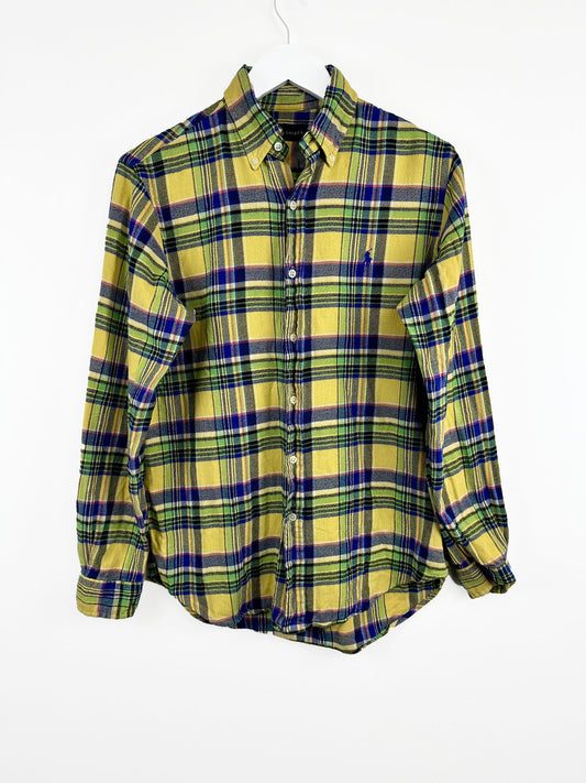 Camicia Ralph Lauren gialla a quadri (25ca35) - S