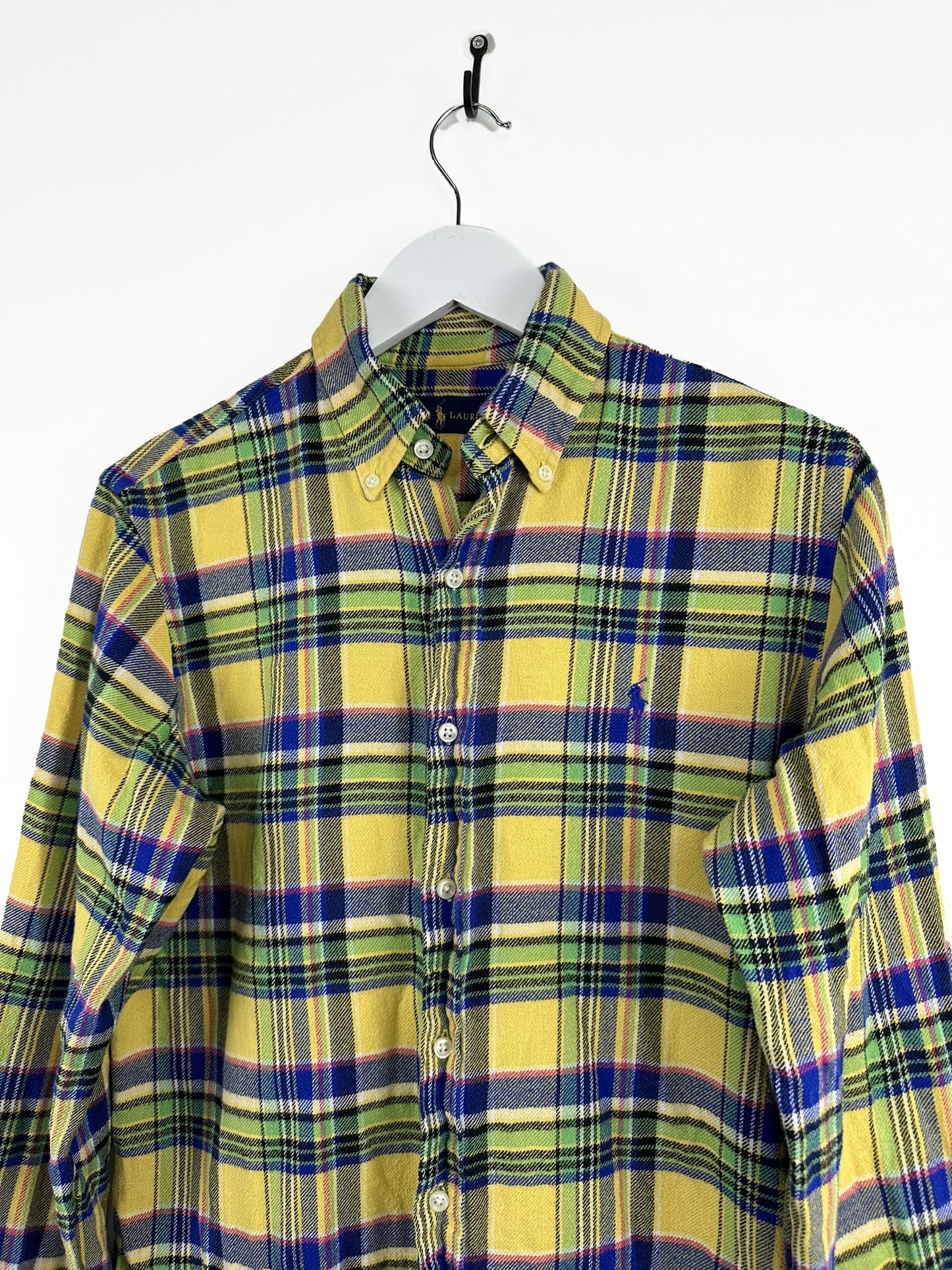Camicia Ralph Lauren gialla a quadri (25ca35) - S