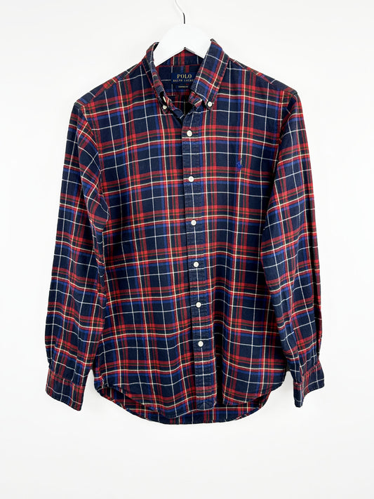 Camicia Ralph Lauren blu scozzese (25ca36) - S