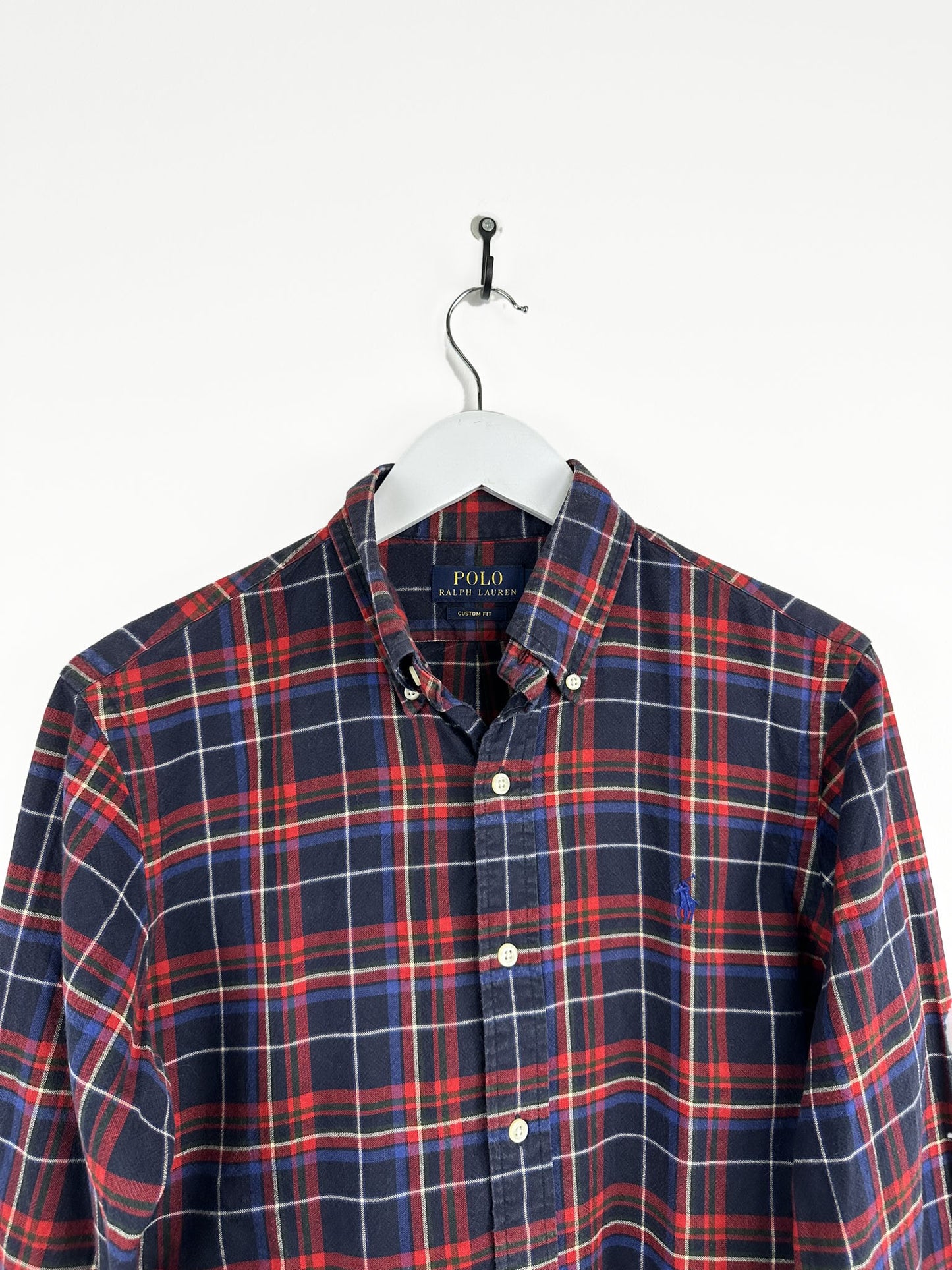 Camicia Ralph Lauren blu scozzese (25ca36) - S