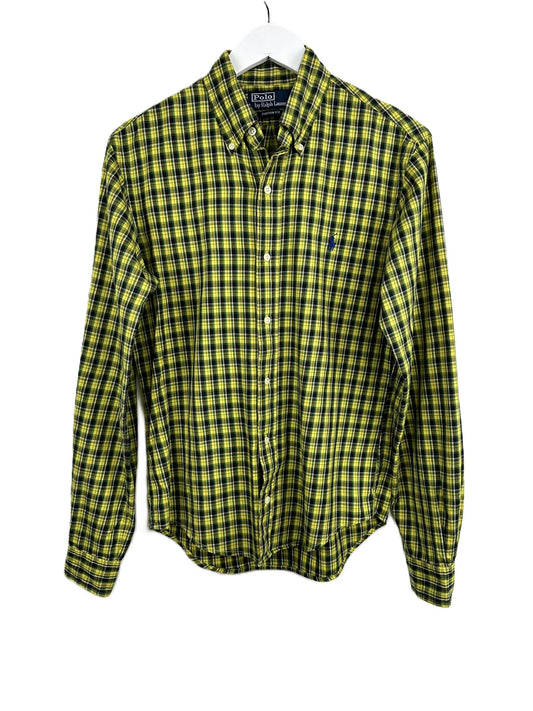 Camicia Ralph Lauren gialla a quadri (25ca42) - S