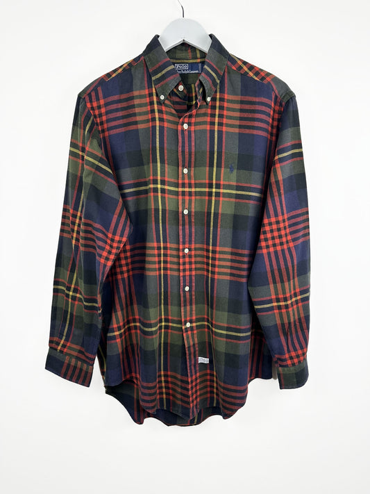 Camicia Ralph Lauren scozzese blu (25ca43) - M