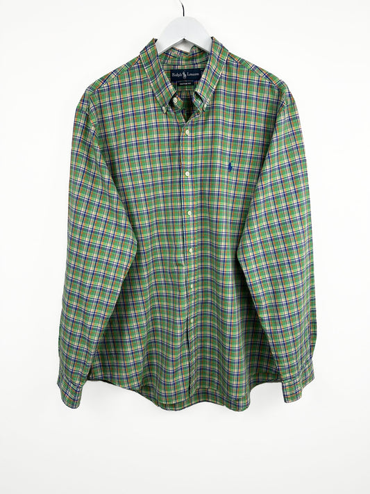 Camicia Ralph Lauren verde a quadretti (25ca44) - XL