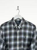 Camicia Ralph Lauren verde bianca (25ca45) - L