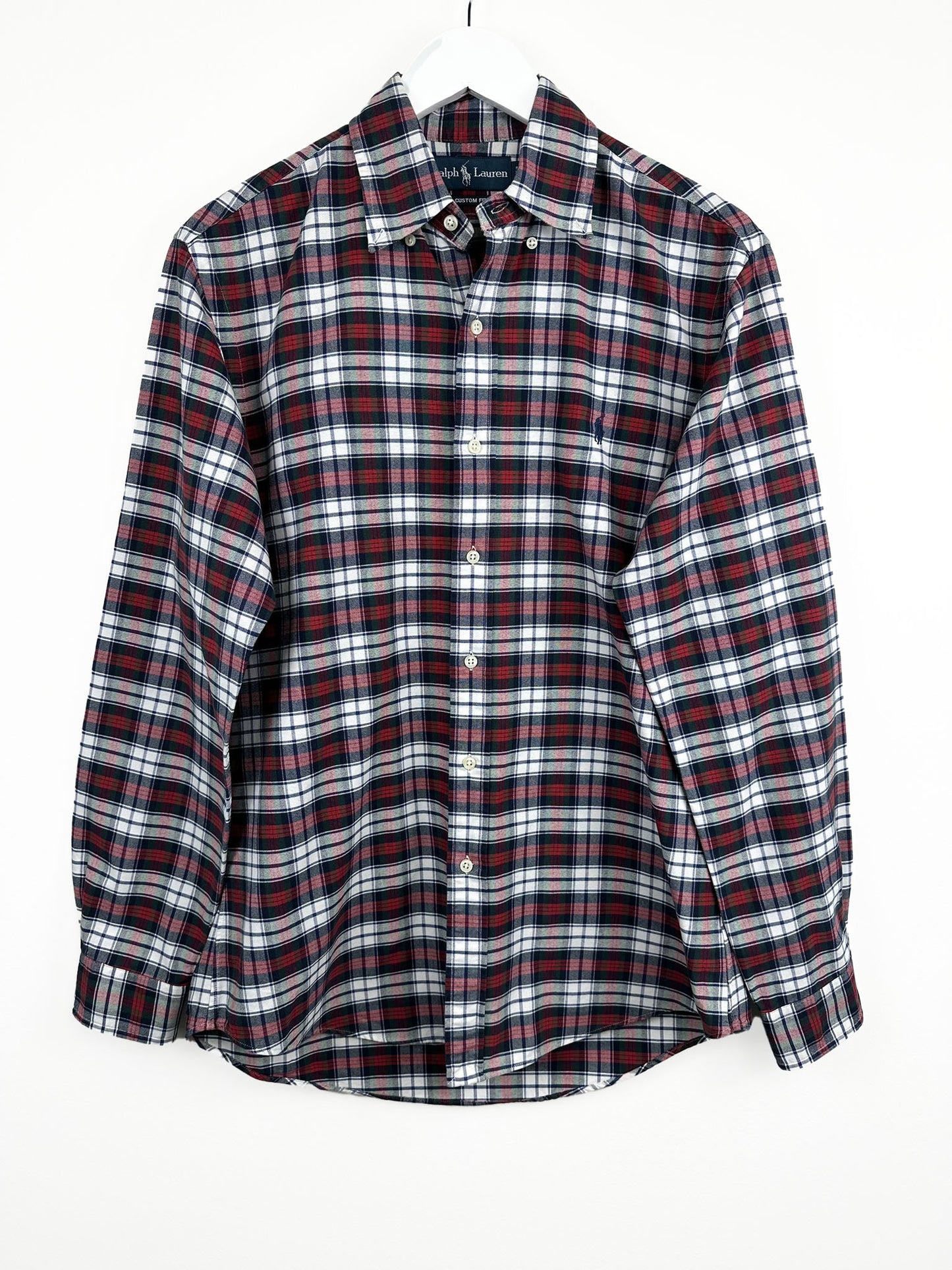 Camicia Ralph Lauren blu rossa a quadri (25ca48) - M
