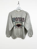 Felpa grigia college Hoyas 80s (25f21) - M