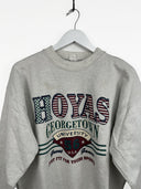 Felpa grigia college Hoyas 80s (25f21) - M