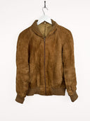 Bomber in camoscio donna - M