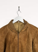 Bomber in camoscio donna - M