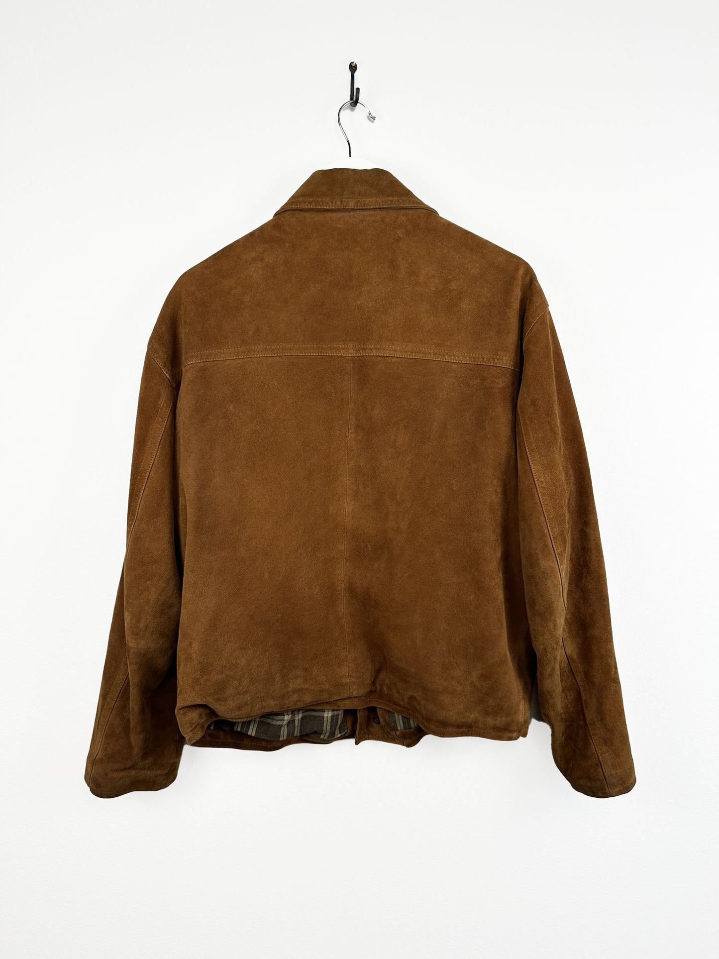 Giacca in camoscio marrone (25g104) - M