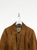 Giacca in camoscio marrone (25g104) - M