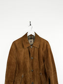 Giacca in camoscio marrone (25g104) - M