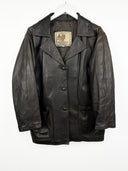 Giacca in pelle marrone 90s (25g110) - M