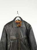 Bomb Boogie bomber in pelle 90s marrone (25g132) - M