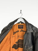 Bomb Boogie bomber in pelle 90s marrone (25g132) - M