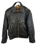 Bomb Boogie bomber in pelle 90s marrone (25g132) - M