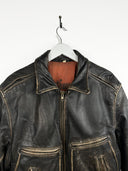 Bomb Boogie bomber in pelle 90s (25g133) - L
