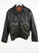 Bomb Boogie bomber in pelle 90s (25g133) - L