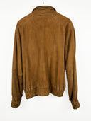 Giacca in camoscio marrone (25g137) - XL