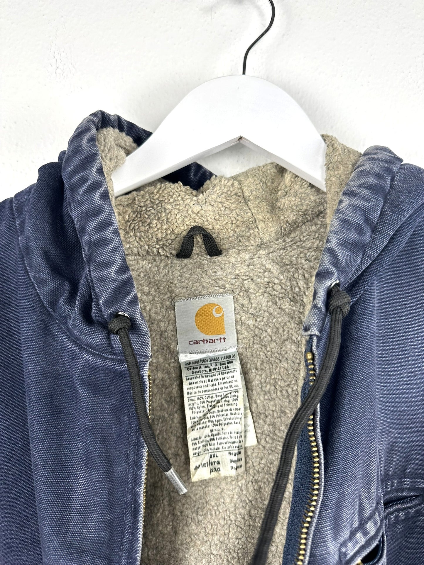 Carhartt Active blu jacket imbottita (25g146) - XXL