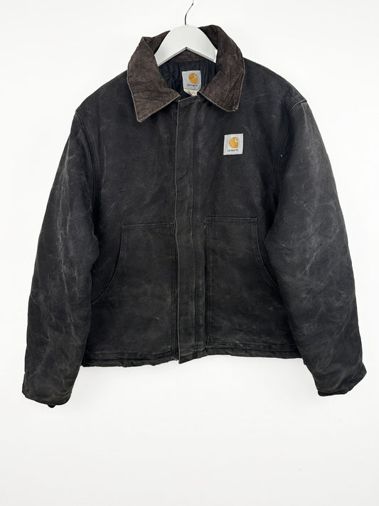 Carhartt Detroit black jacket made in USA (25g148) - S