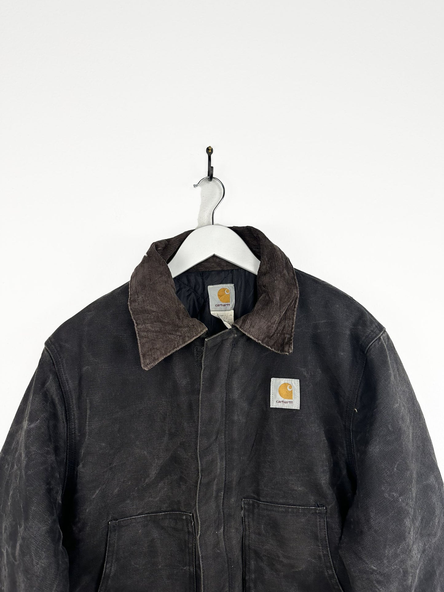 Carhartt Detroit black jacket made in USA (25g148) - S
