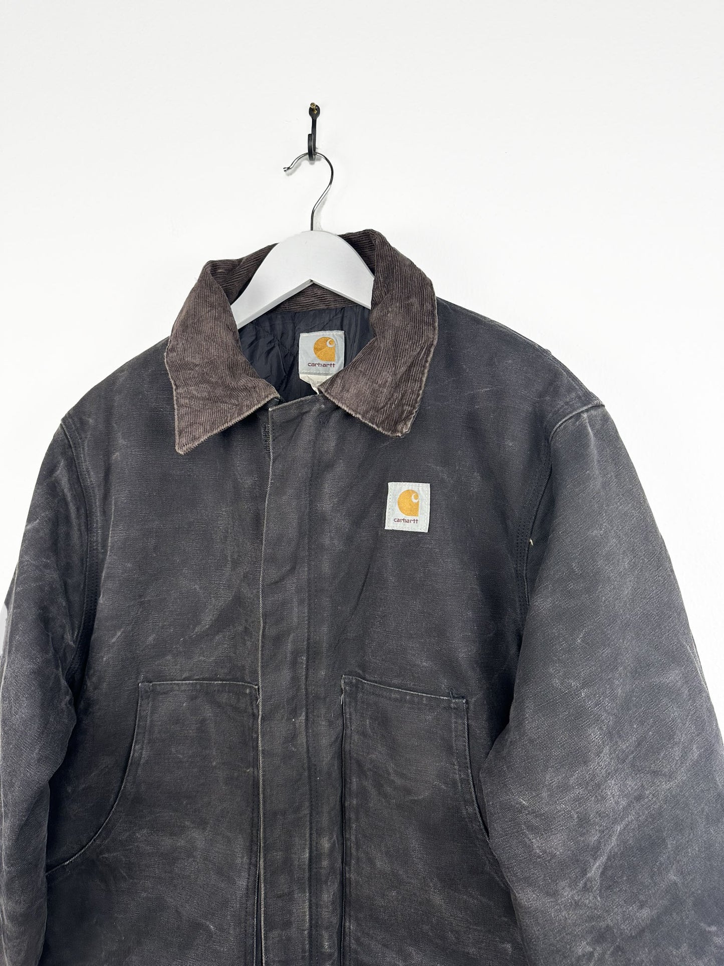 Carhartt Detroit black jacket made in USA (25g148) - S