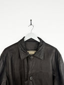Giacca in pelle marrone (25g152) - L