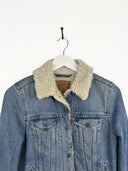 Giacca Levi's sherpa blu donna (25g169) - XS