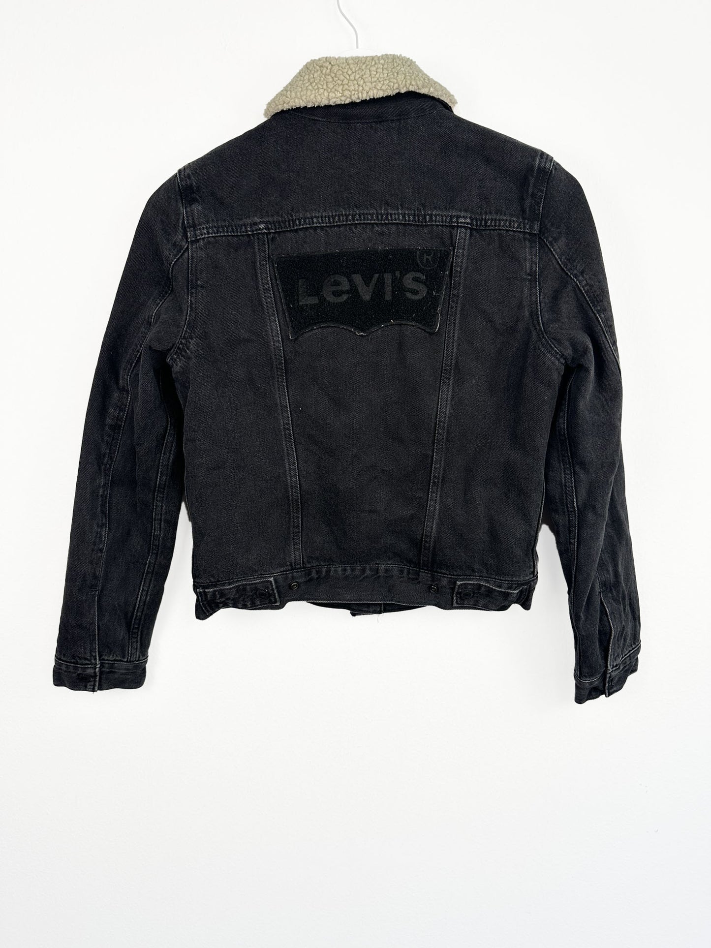 Giacca Levi's sherpa grigia donna (25g171) XS