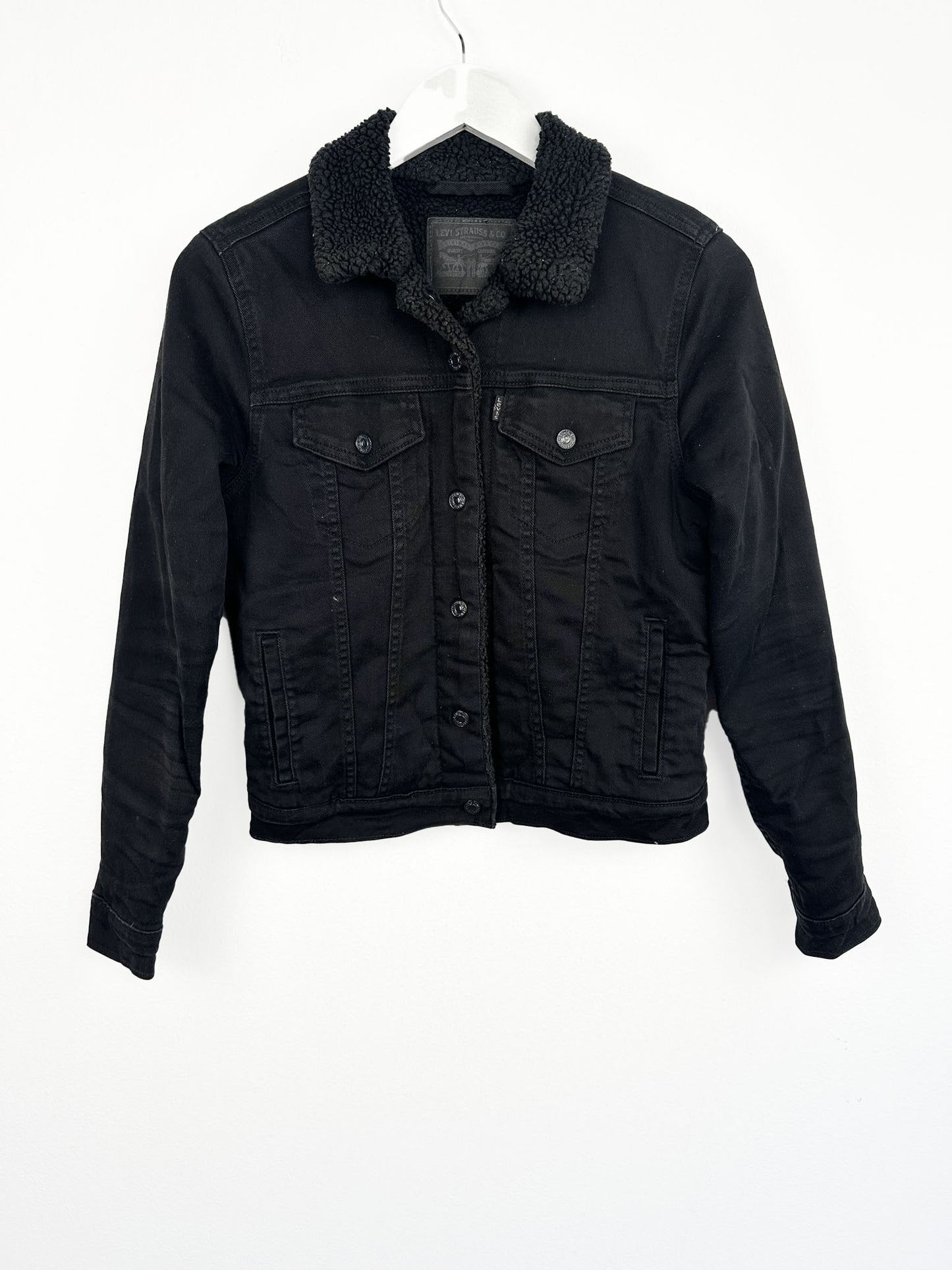 Giacca Levi's sherpa nera donna (25g172) - S